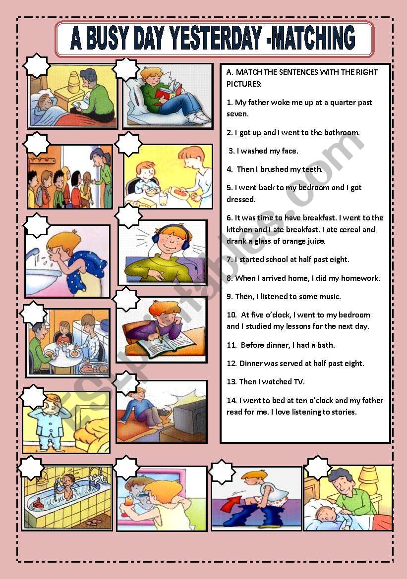 READING COMPREHENSION - PAST SIMPLE - 