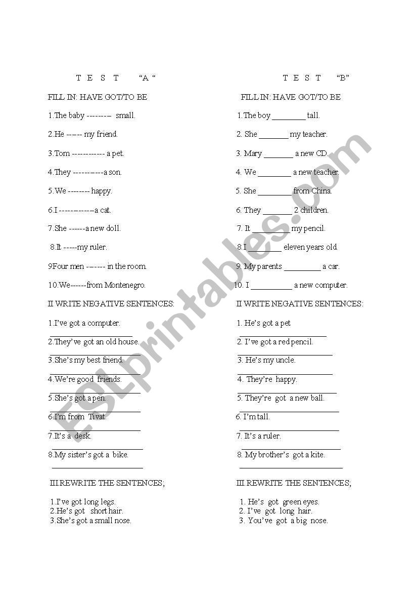 fill in worksheet