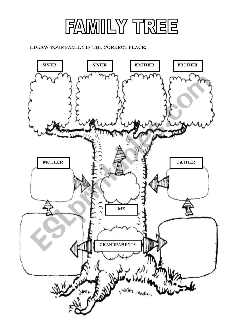 Family Tree worksheet