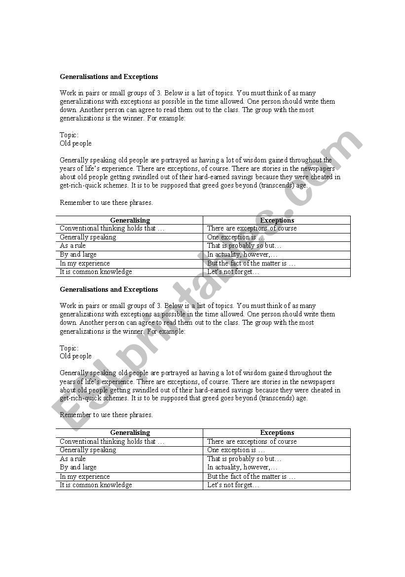 Debating/arguing  worksheet