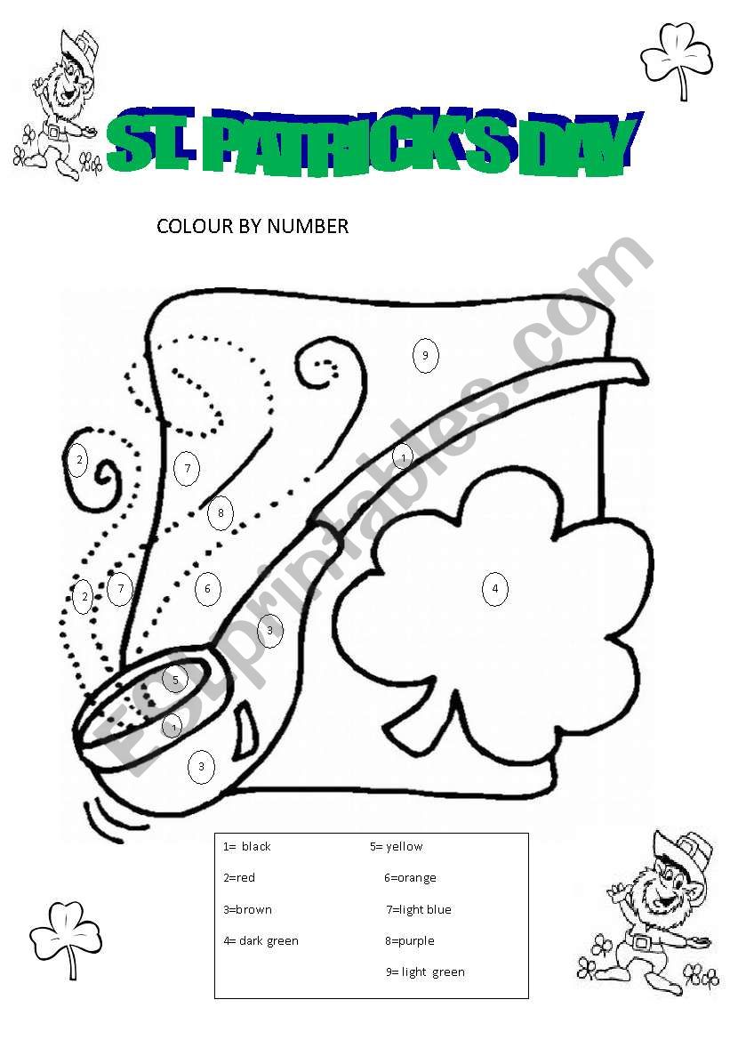 ST. PATRICKS DAY worksheet