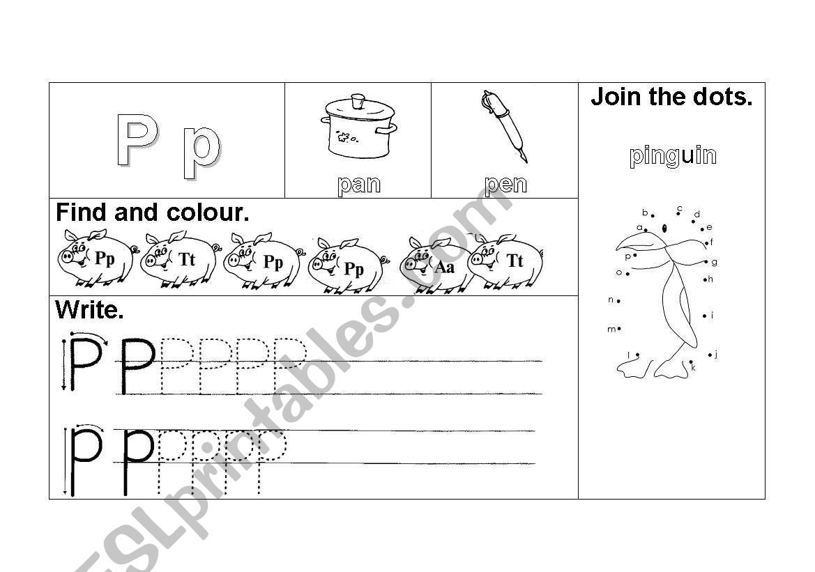 P p worksheet