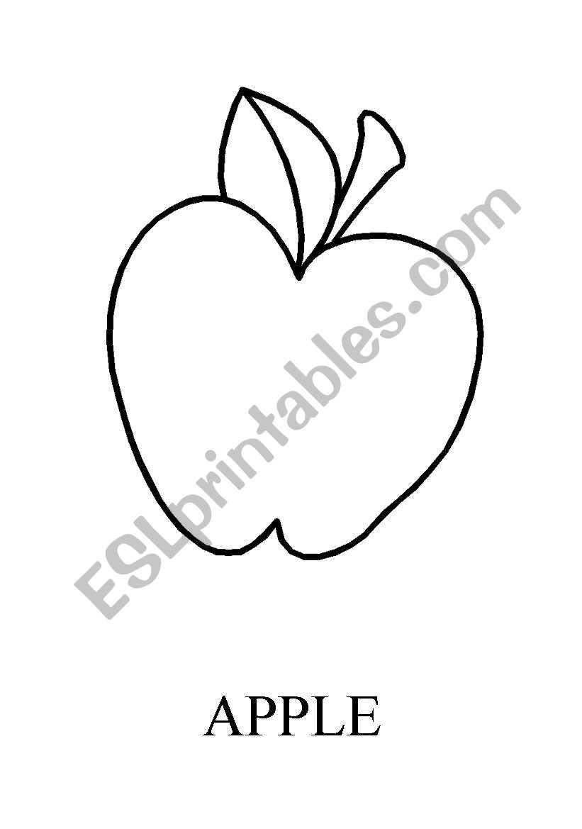 Fruit Flashcards worksheet