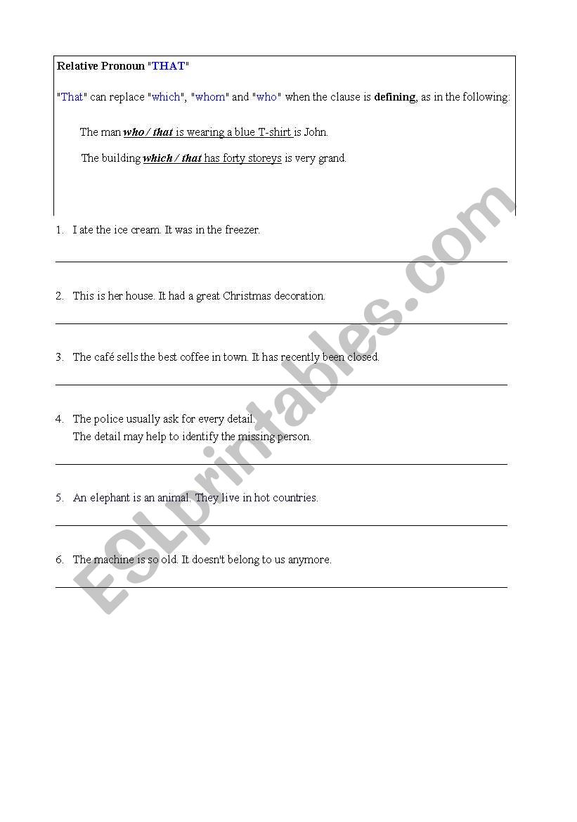 Relative Pronoun 