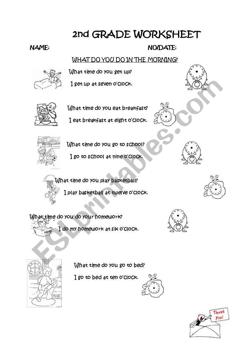 daily routines part 1 worksheet
