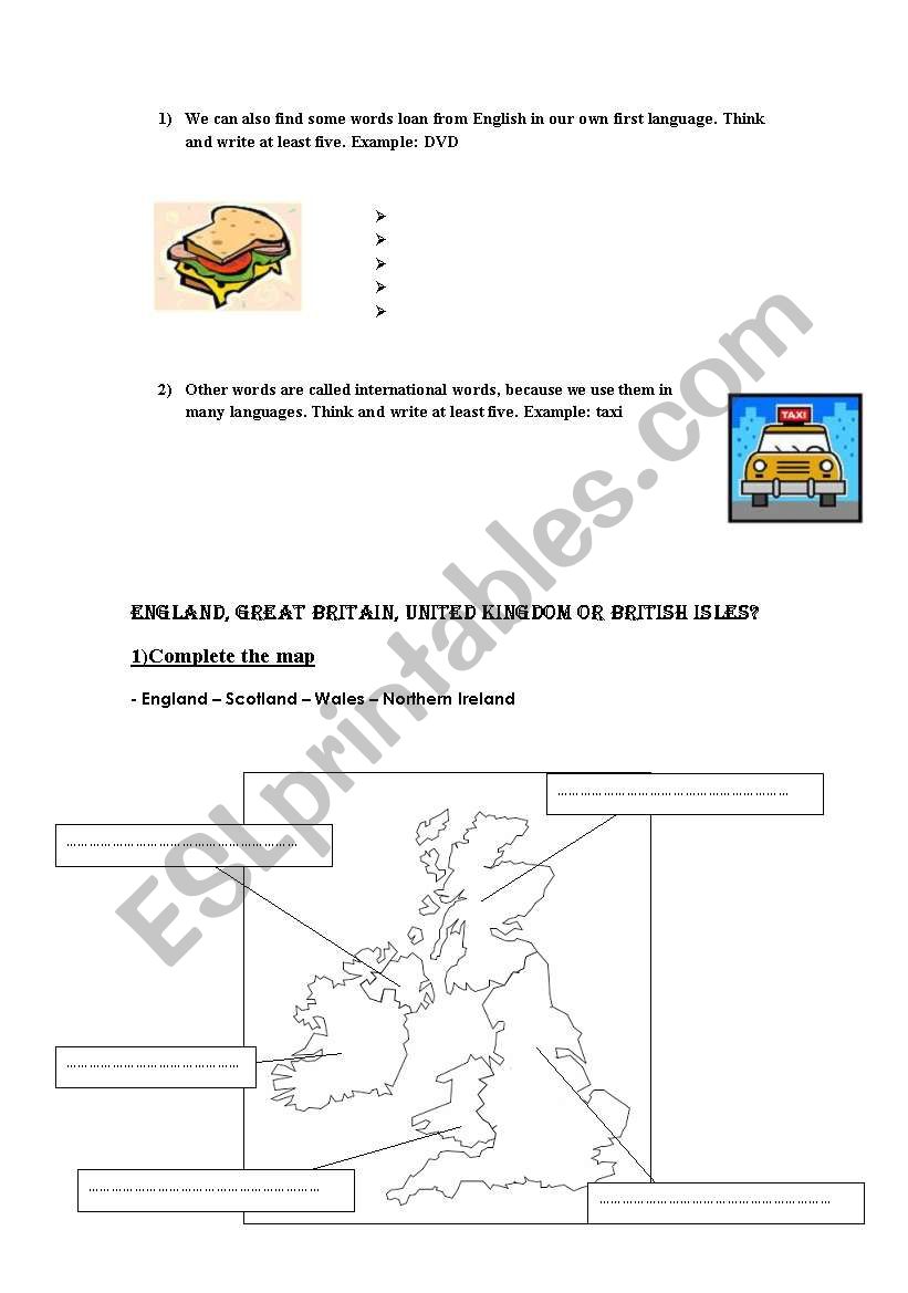 Thematic Unit The English Language part 1a