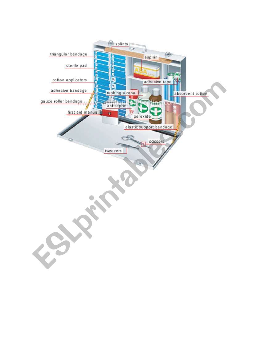 Medical Kit worksheet