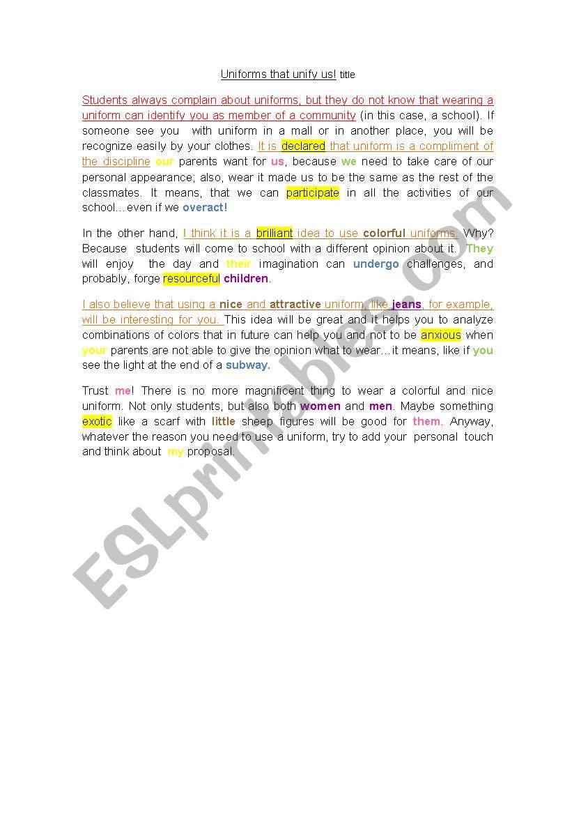 persuasive essay worksheet