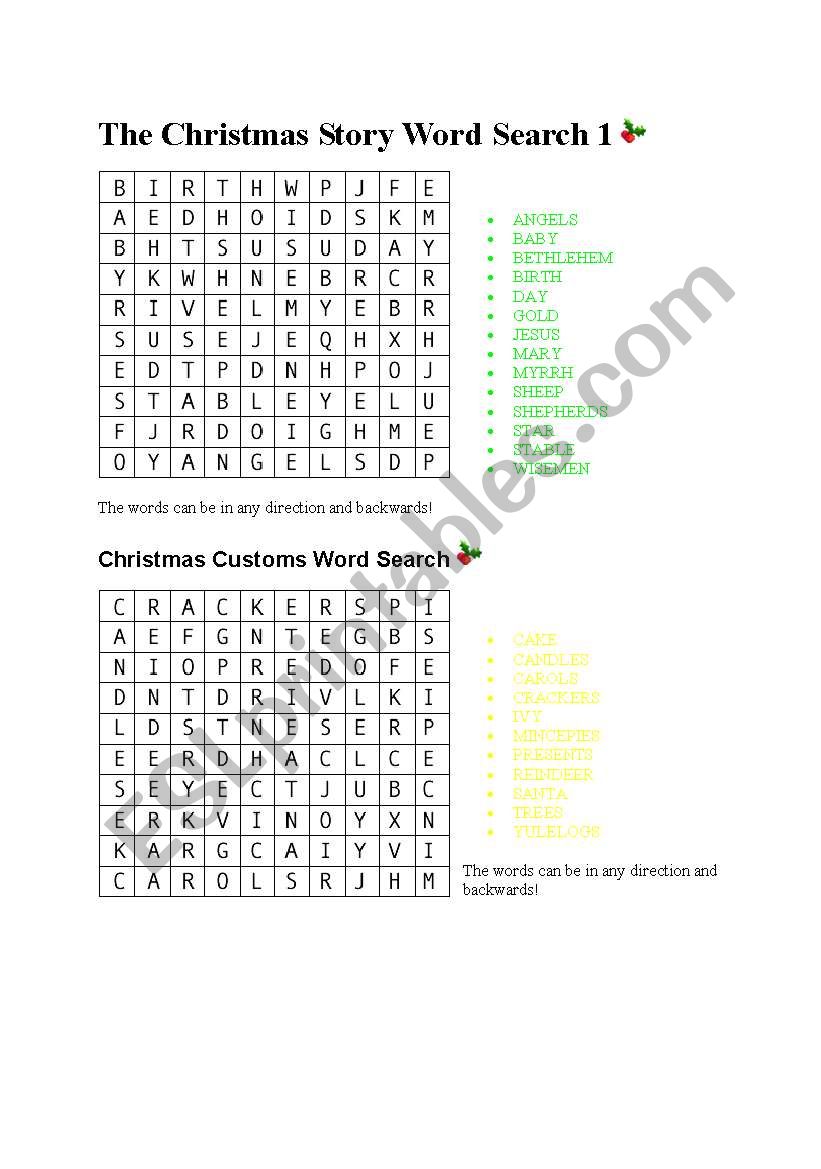 xmas puzzle worksheet