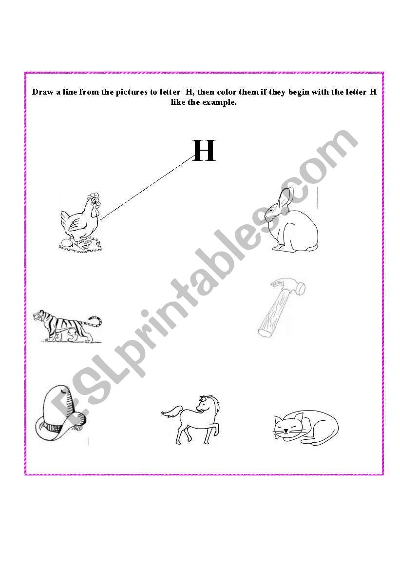 Learn the Alphabets worksheet