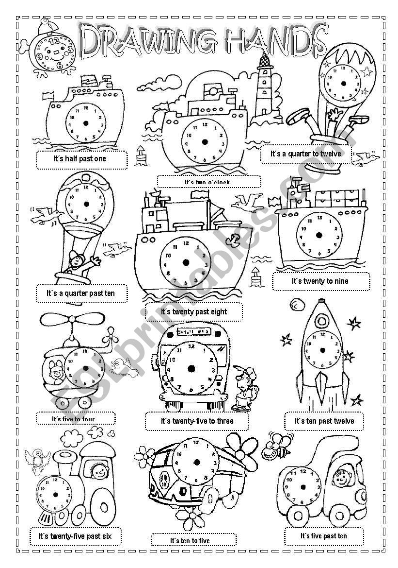 DRAWING HANDS(1) worksheet