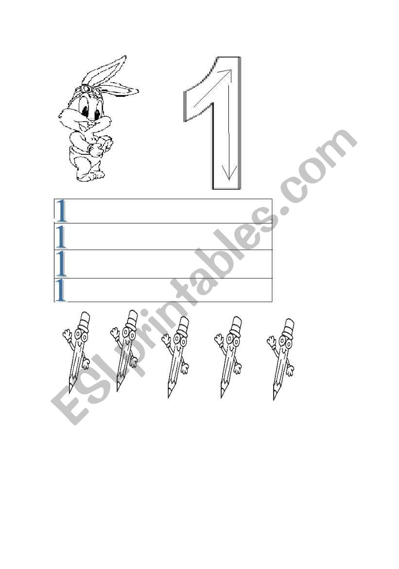 Numbers worksheet