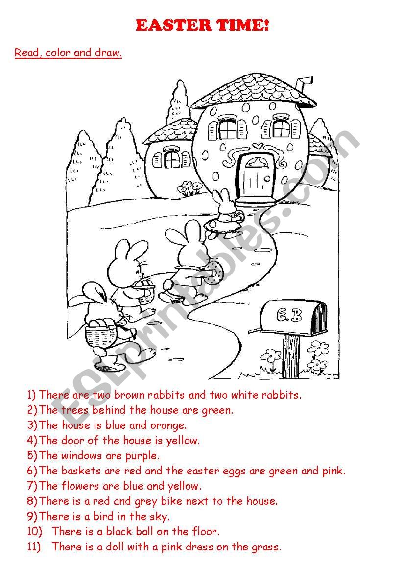 Easter  worksheet