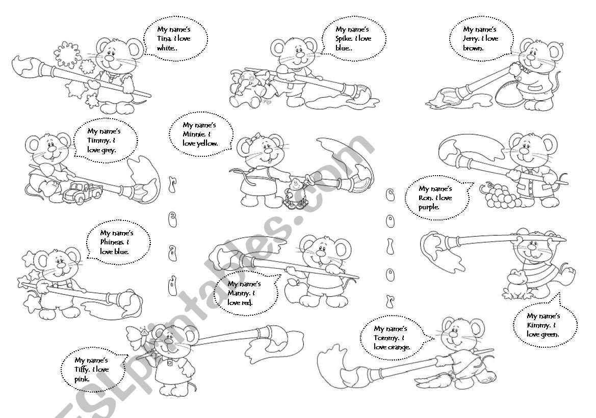 Cute Coloring worksheet