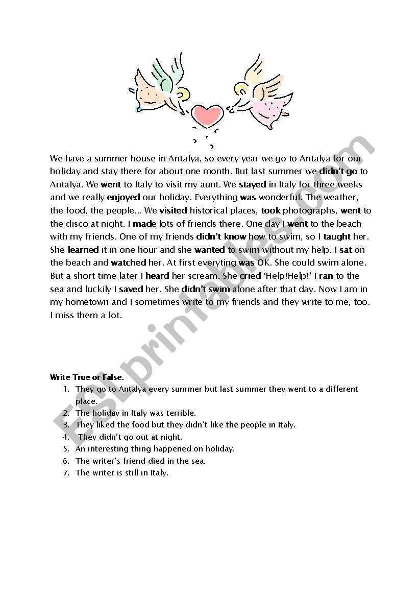 past simple full lesson plan worksheet