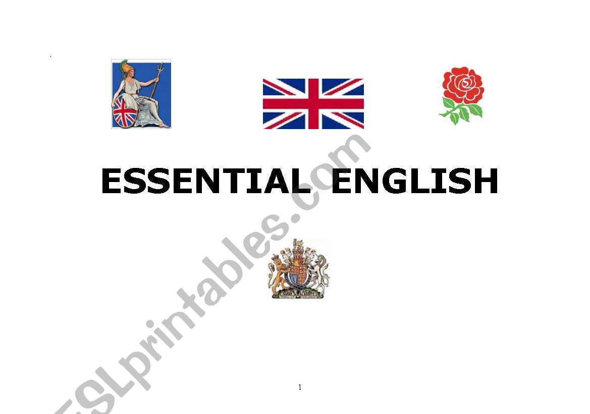 ESSENTIAL ENGLISH worksheet