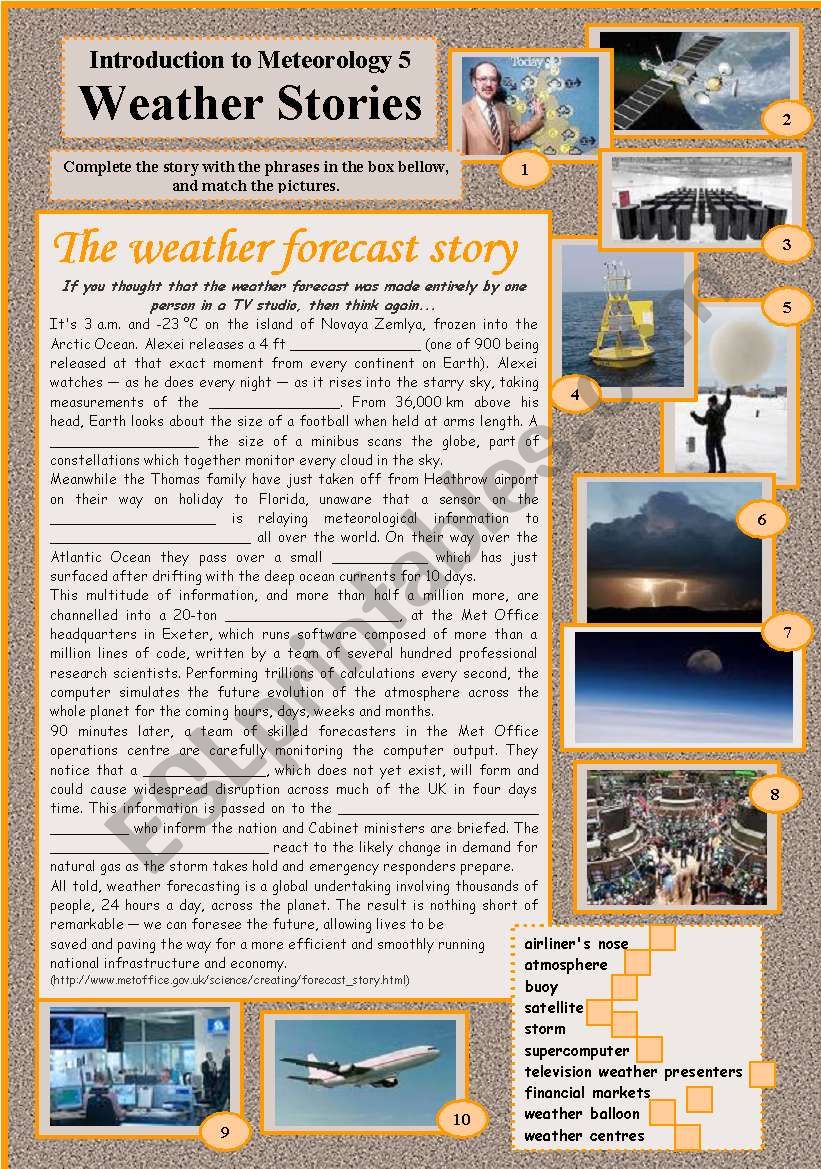 WEATHER STORY (Introduction to Meteorology 5)