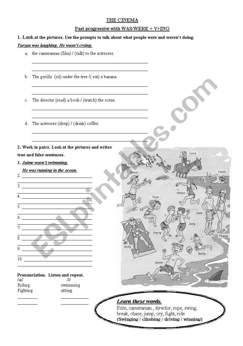 last vacations worksheet