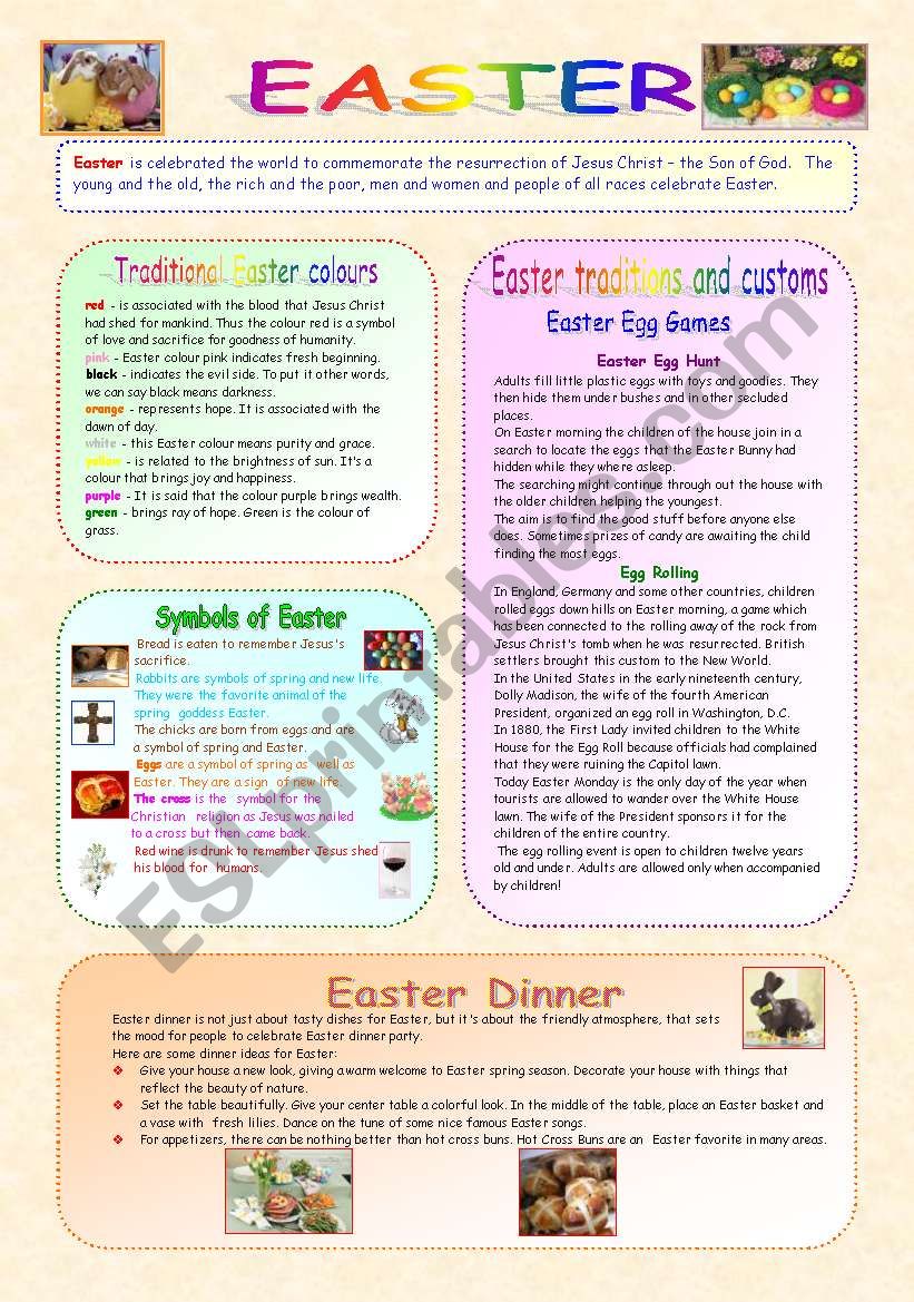 Easter worksheet