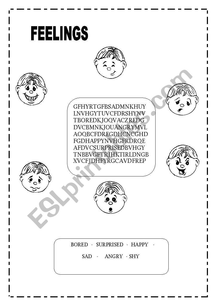 FEELINGS worksheet