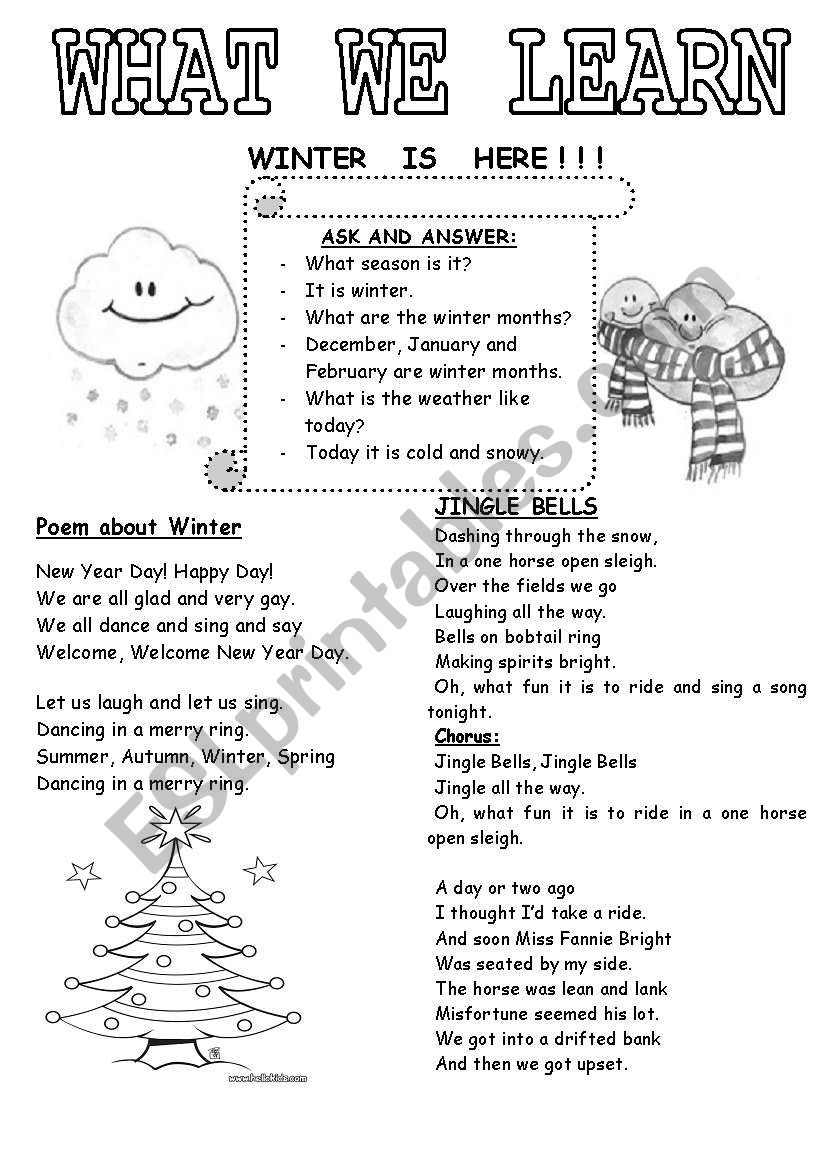 new year worksheet