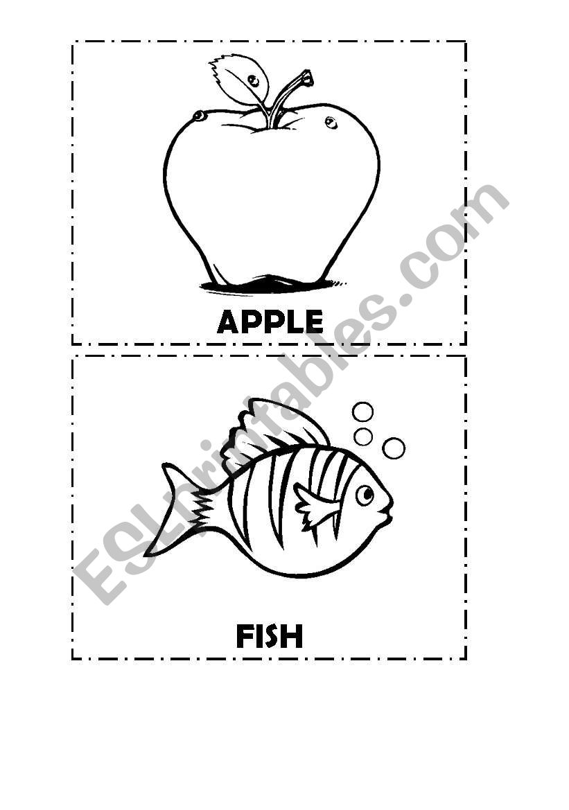 My Firsto Words mini book worksheet