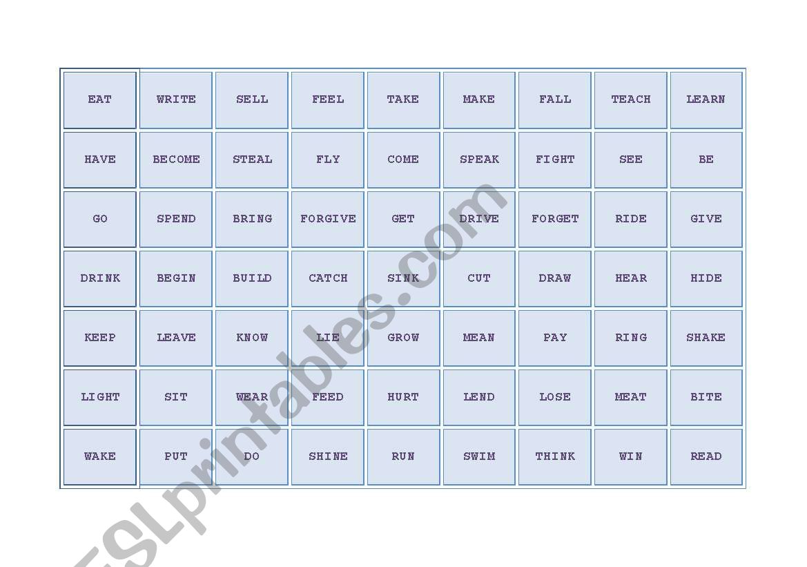 FOUR-IN-LINE worksheet