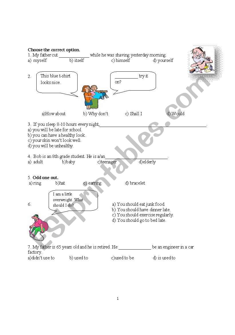 8th grade SBS test for Turkish students