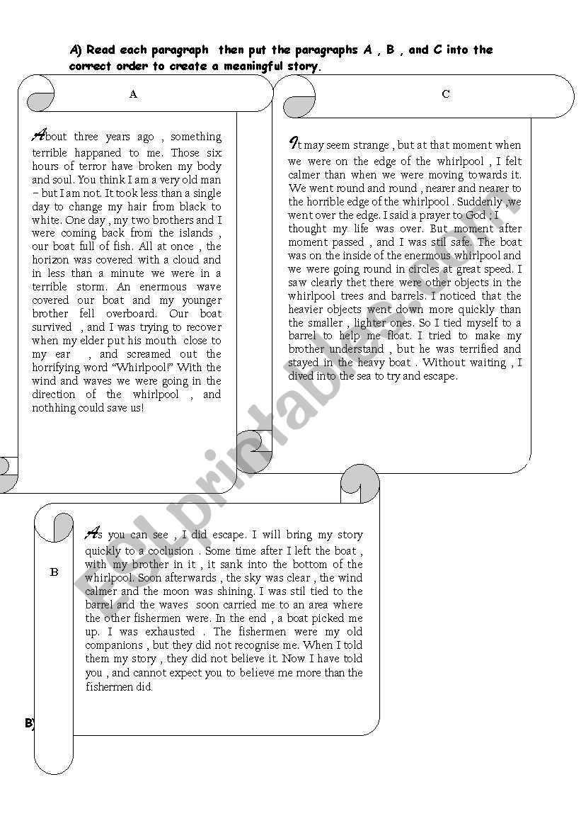 Passive worksheet