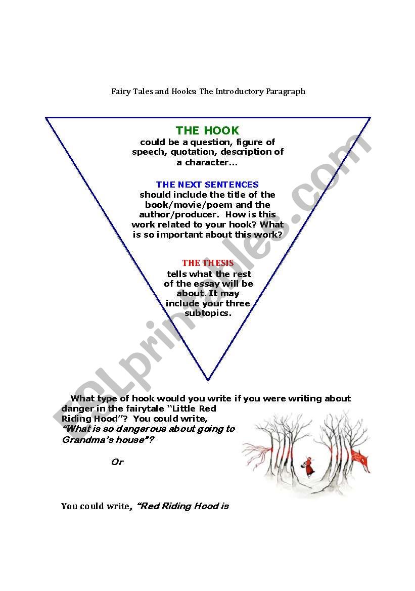 Fairy Tales and Hooks: Introductory Paragraphs