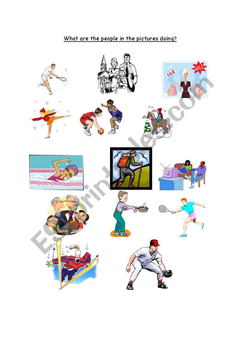 Present Continuous Tense worksheet