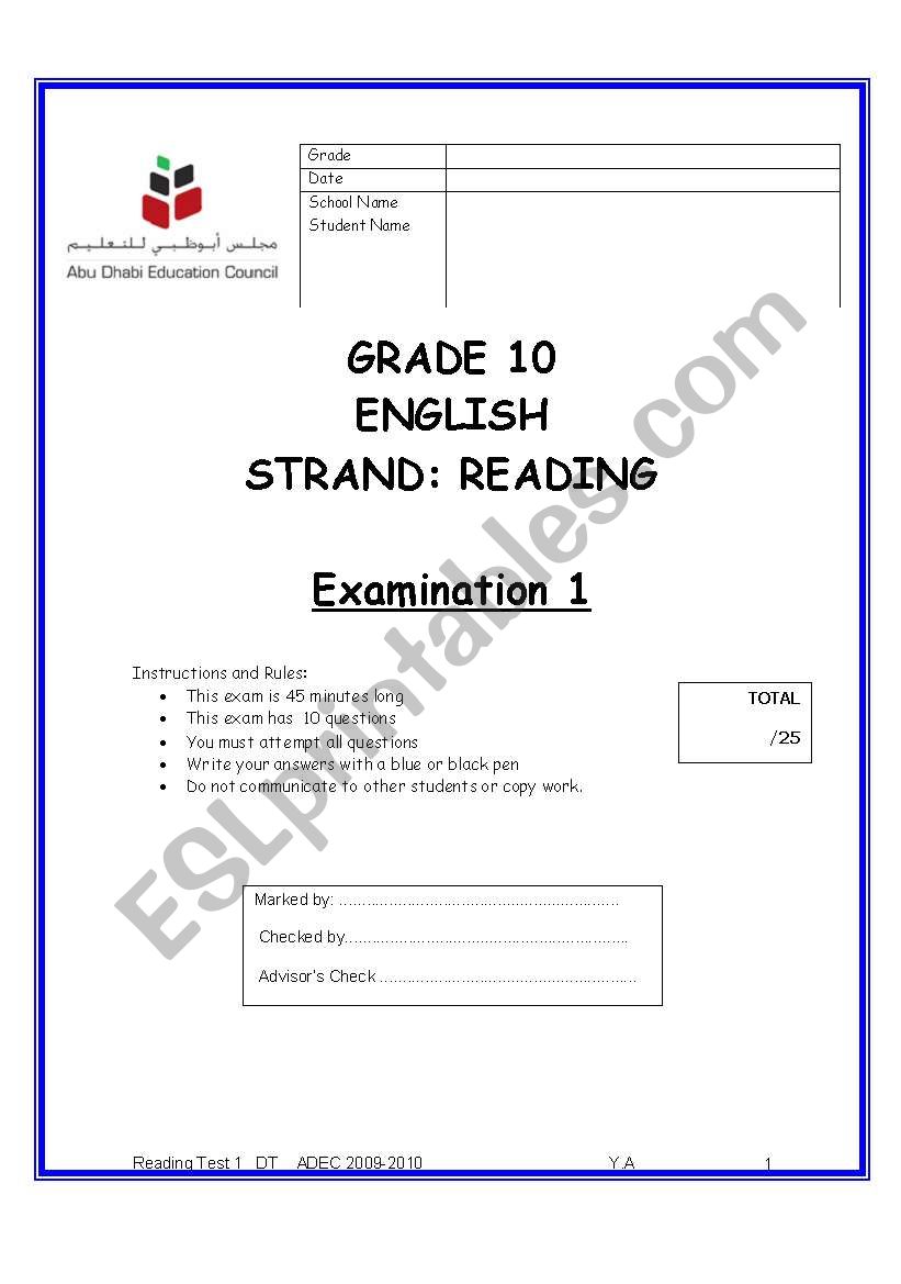 Festivals and Celebrations form all over the world. Reading comprehension test and more. ADEC standards.