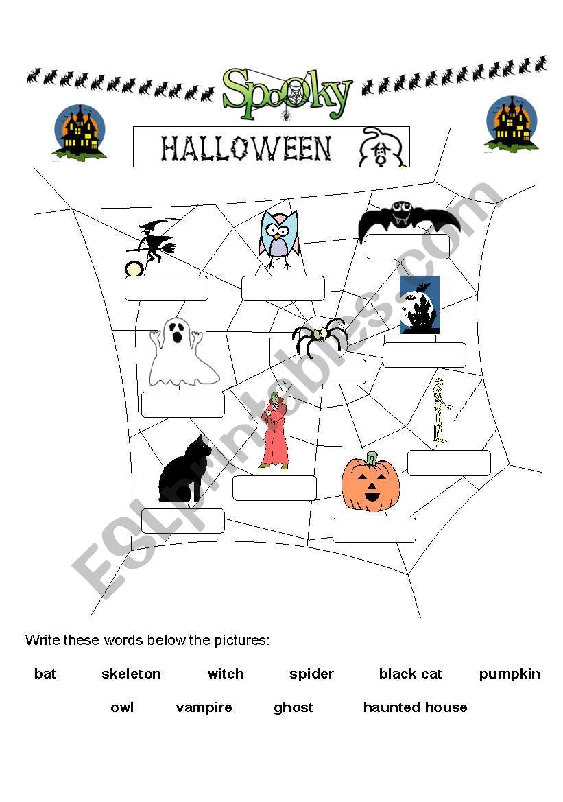 HALLOWEEN FUN worksheet