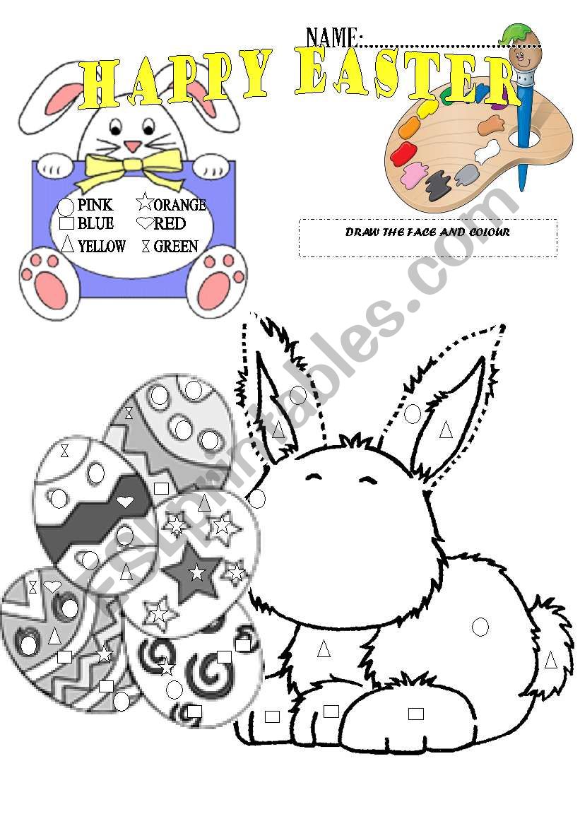 HAPPY EASTER!!!! DRAW AND COLOUR