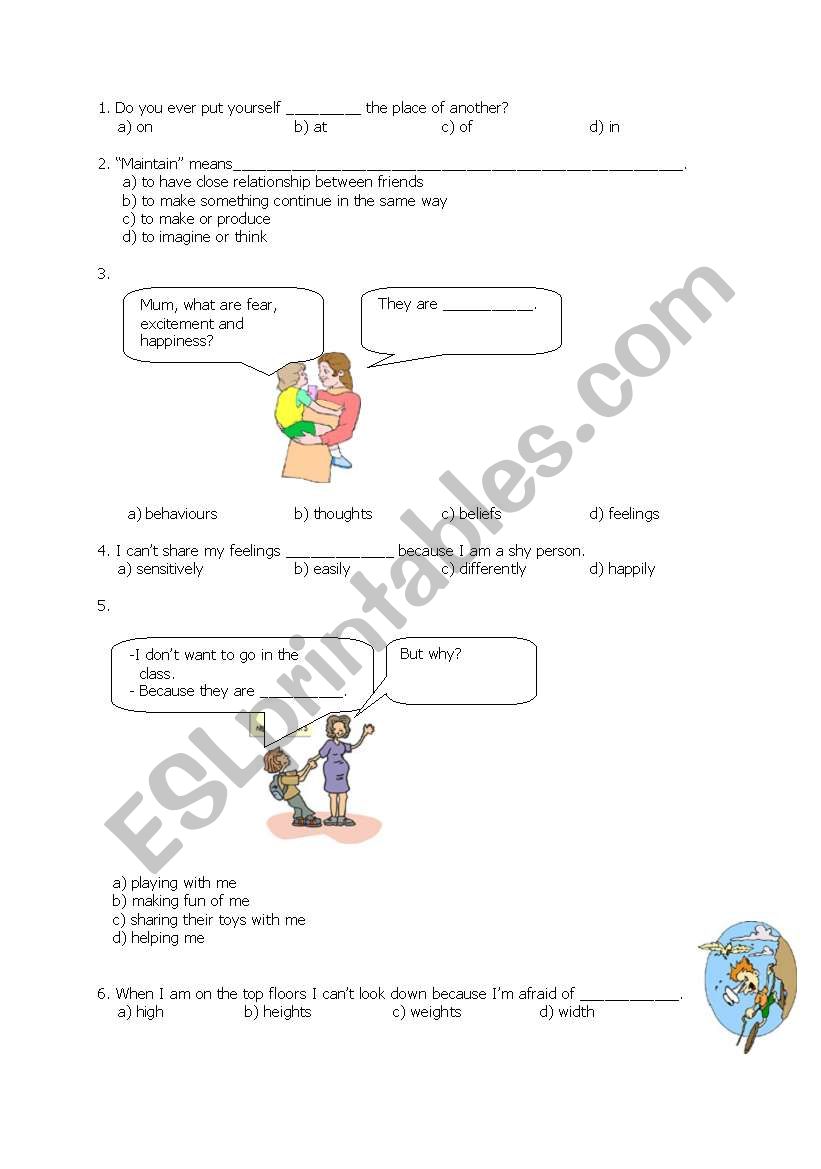 8th grade SBS test for Turkish students 