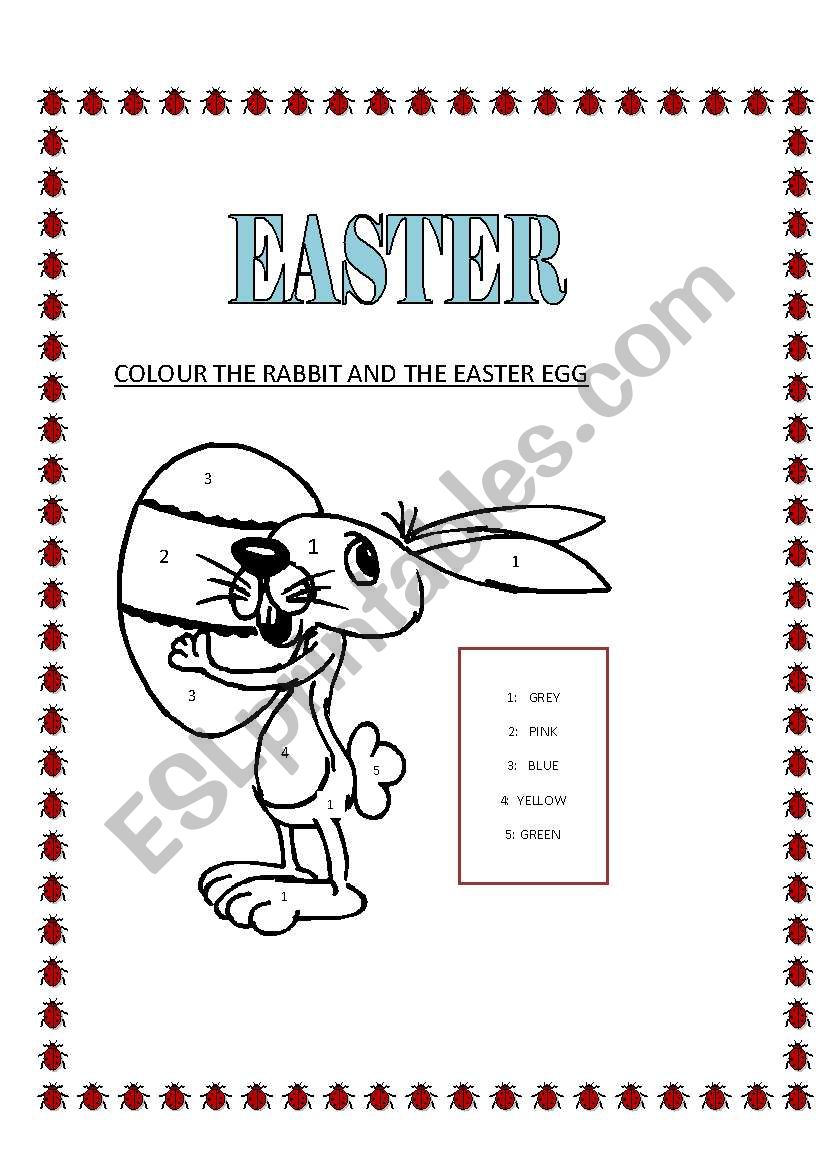 Happy Easter worksheet