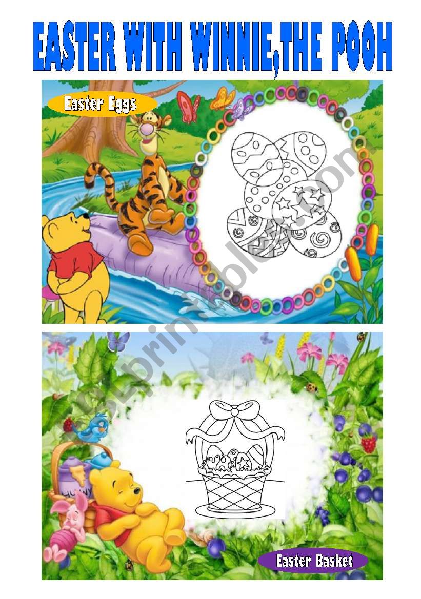 Easter with Winnie, the Pooh (1st Set)