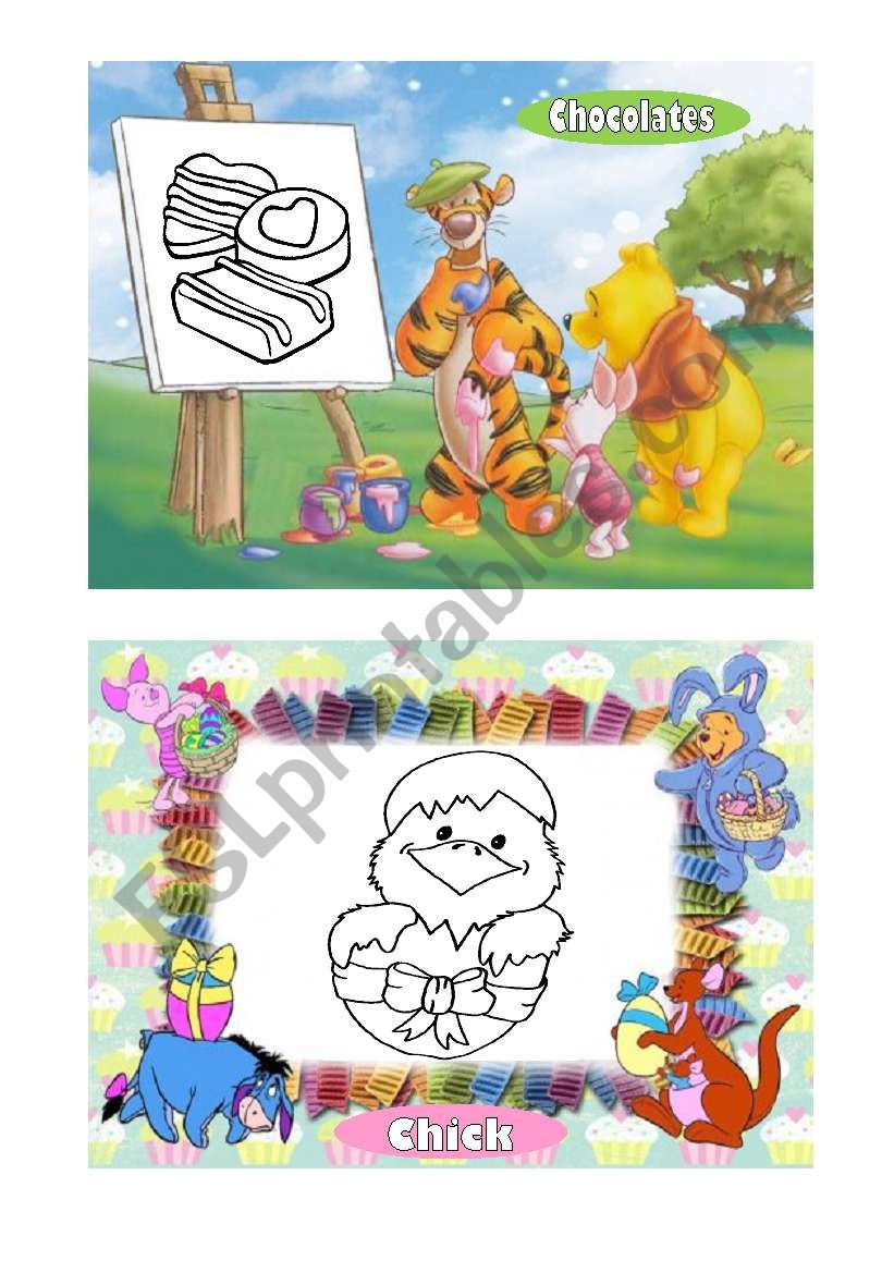 Easter with Winnie, the Pooh (2nd Set)