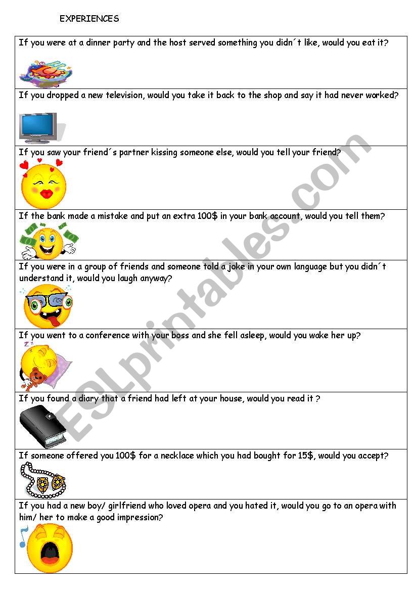 Second Conditional worksheet