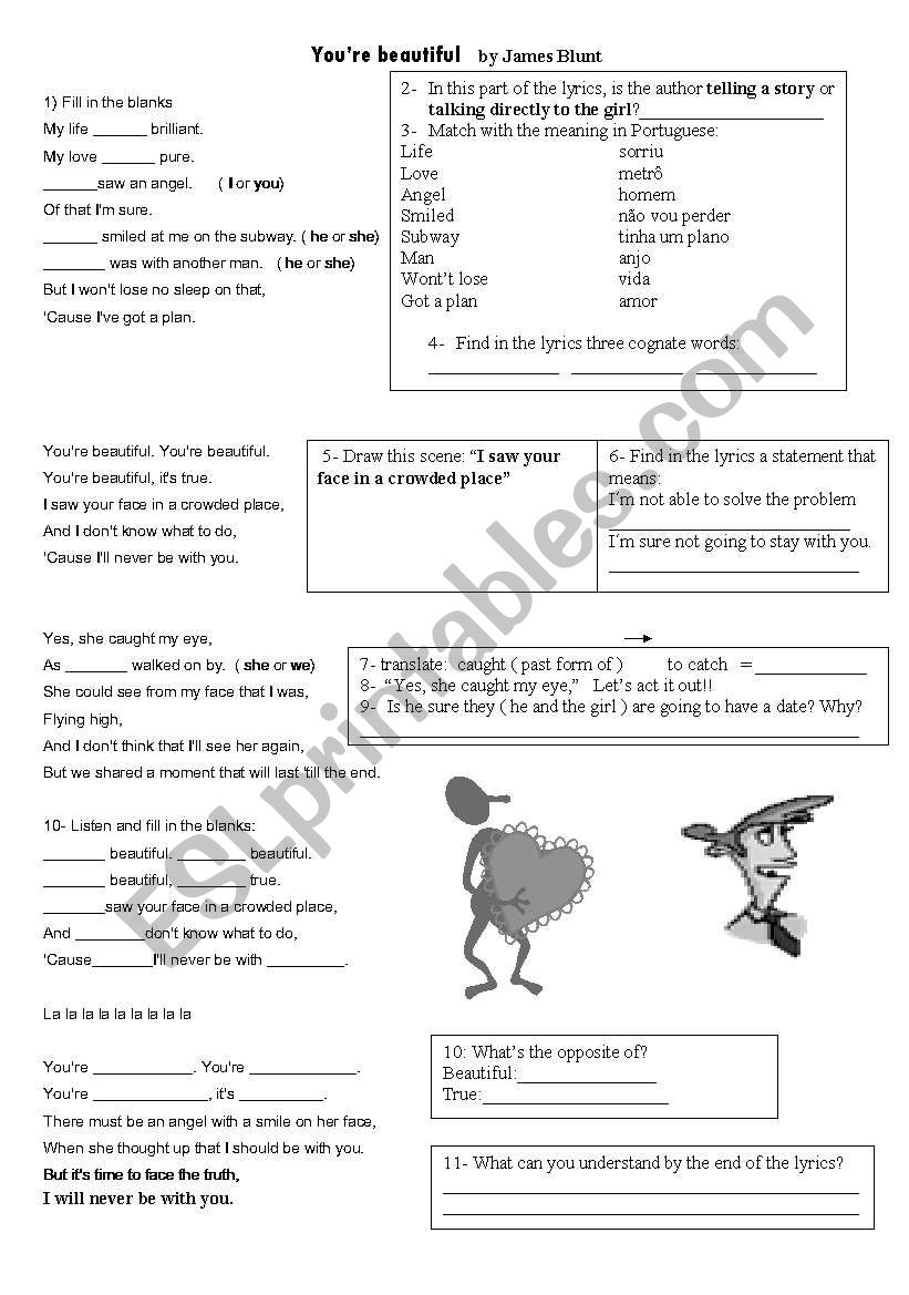 YouÂ´re beautiful by James Blunt