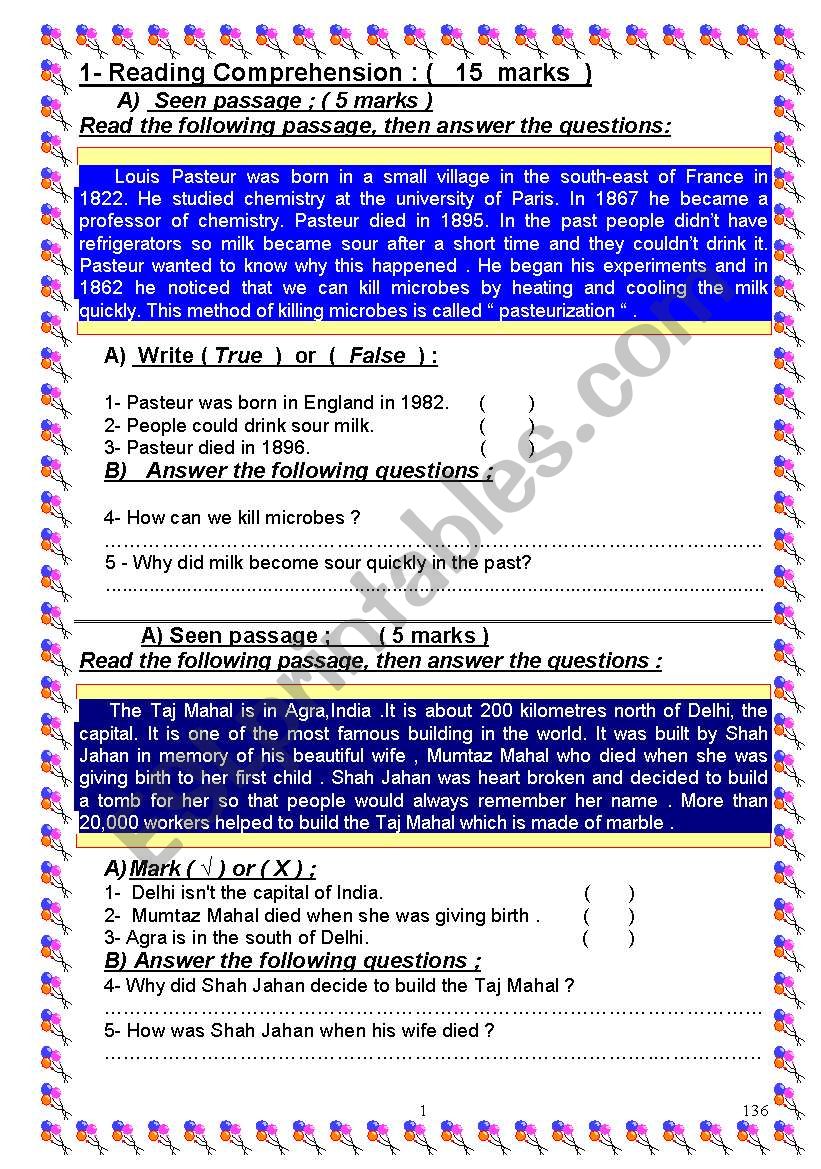 A collection of (14) complete tests. UAE MOE Criteria (file updated 3-Apr-2010)