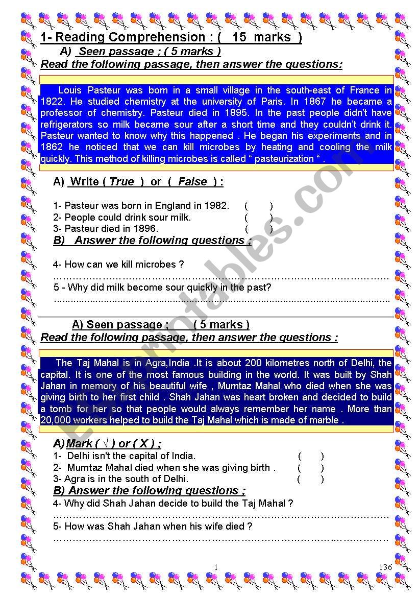 A collection of (14) complete tests. UAE MOE Criteria (file updated 3-Apr-2010)