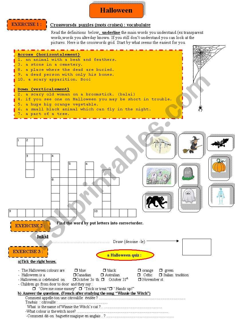 HALLOWEEN  worksheet