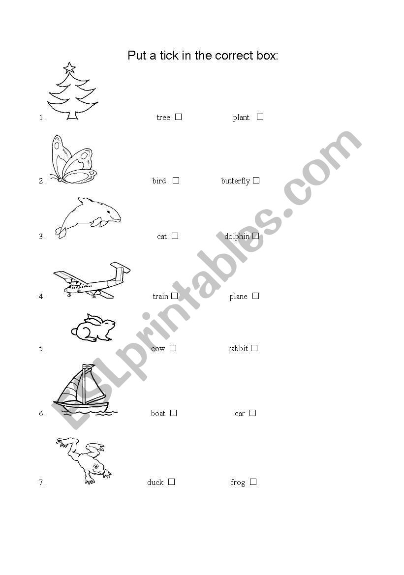 vocabulary everyday words worksheet