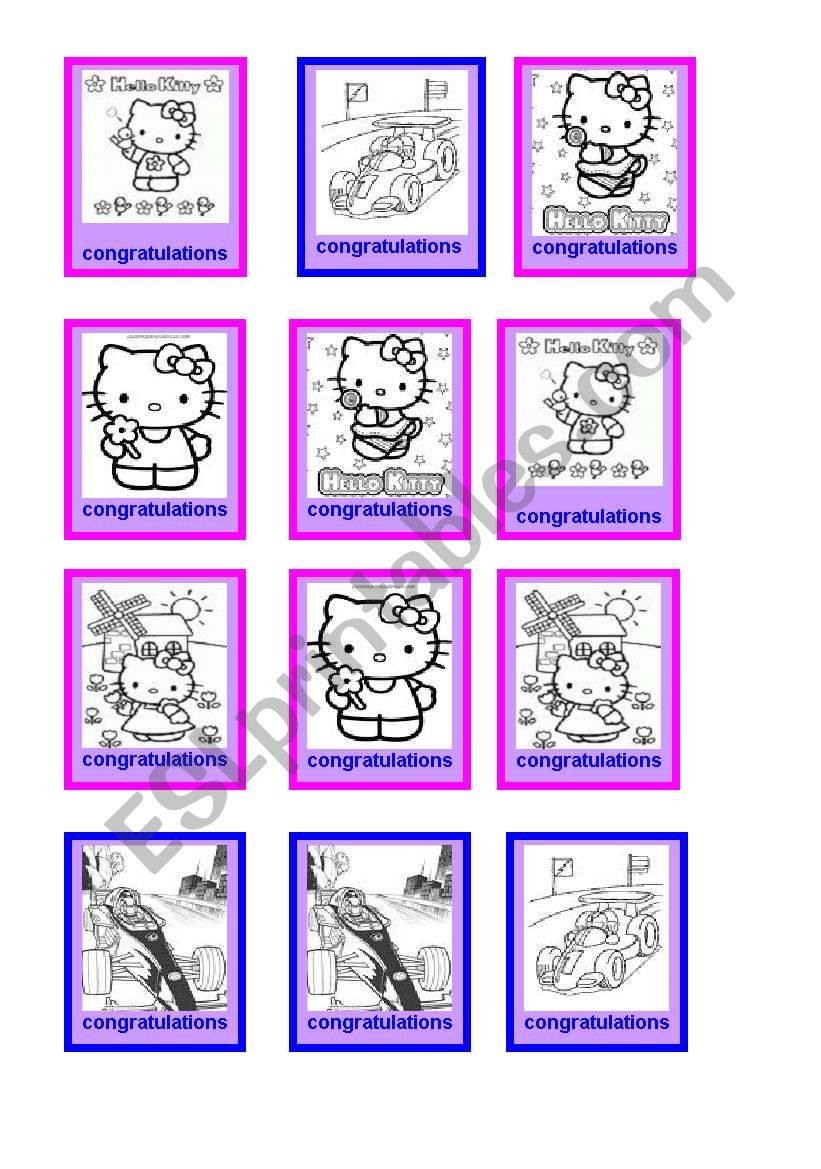 STICKERS FOR COLOURING worksheet