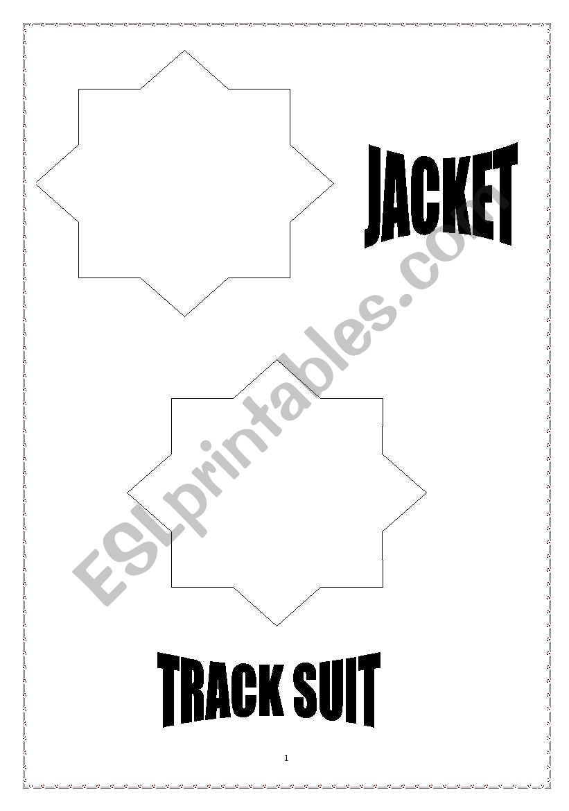 My clothes (2/3) worksheet