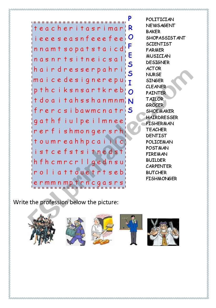 word puzzle worksheet