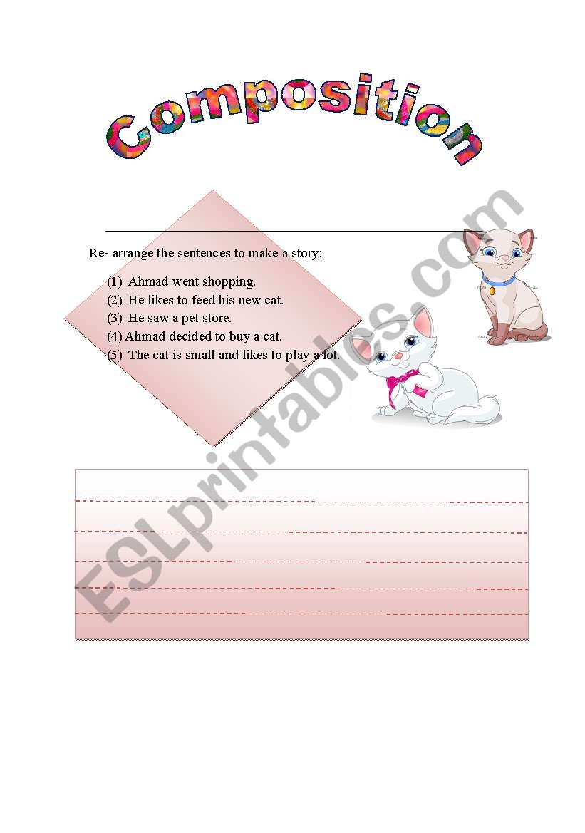 nice and easy composition worksheet