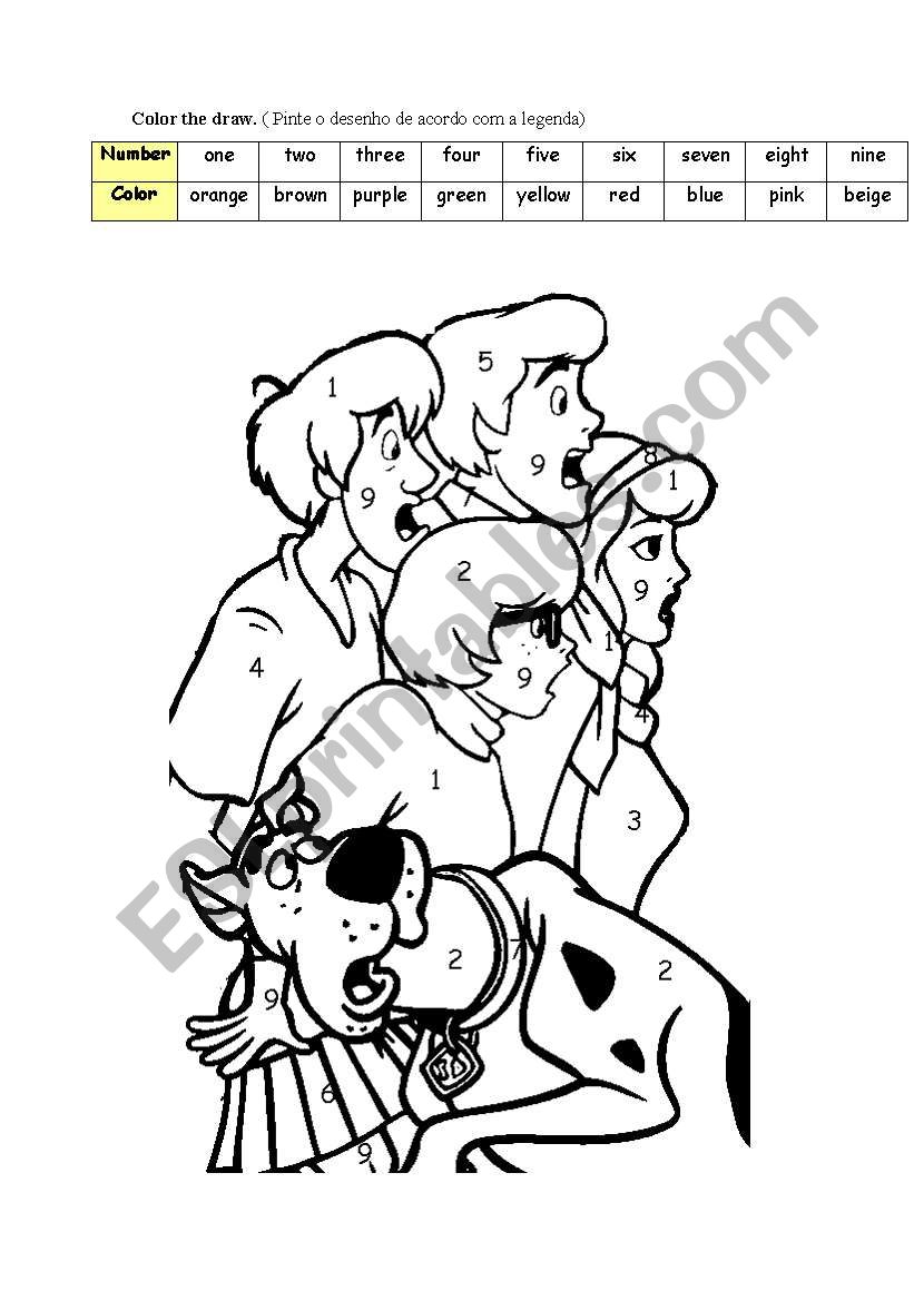 Color the draw worksheet