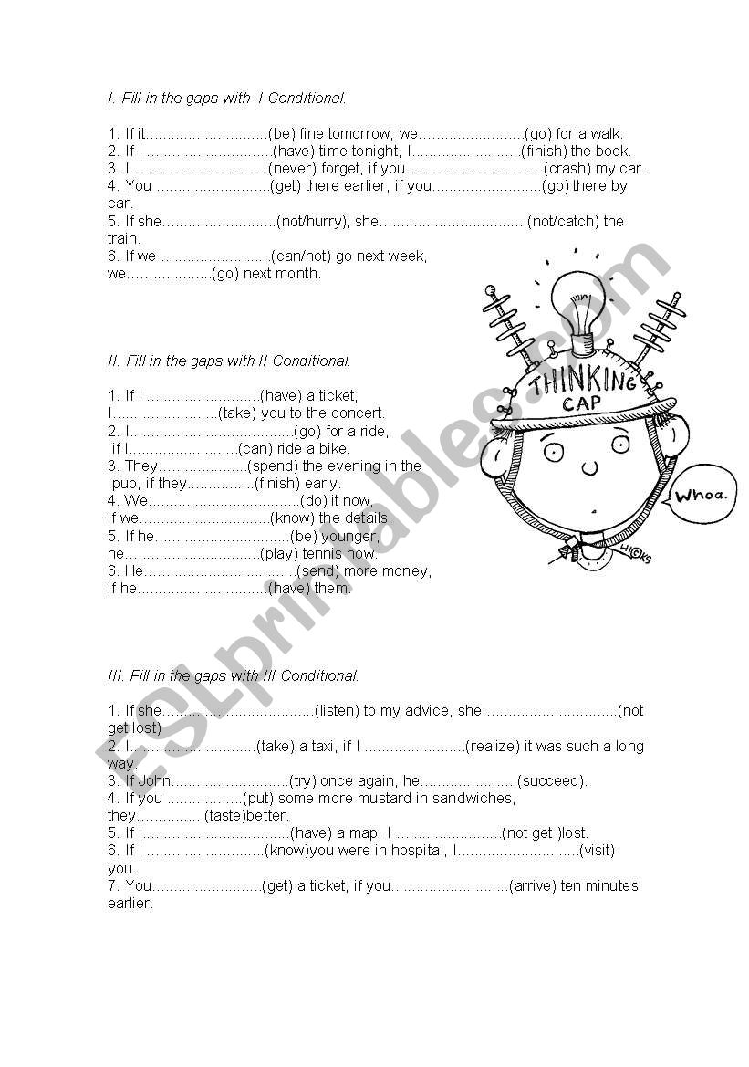 conditionals part 3 worksheet